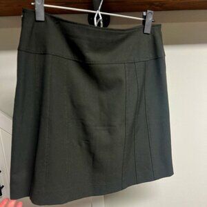 Sempione Wool Skirt - US 8 - Olive
